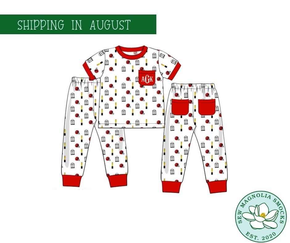 De-Stash: UGA National Championship Boys Pajamas **PERSONALIZED**