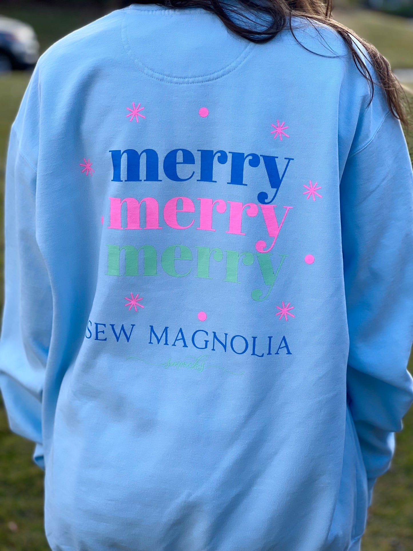 SMS Swag: Merry Merry Merry Sweatshirts