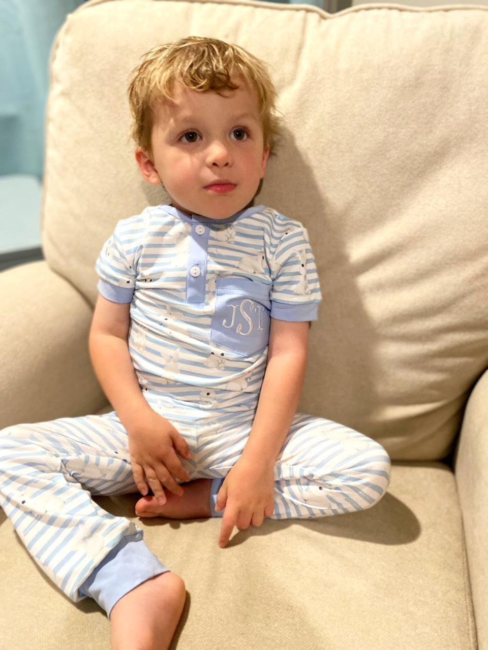 De-Stash: Boys Easter Bunny Pj's **PERSONALIZED**