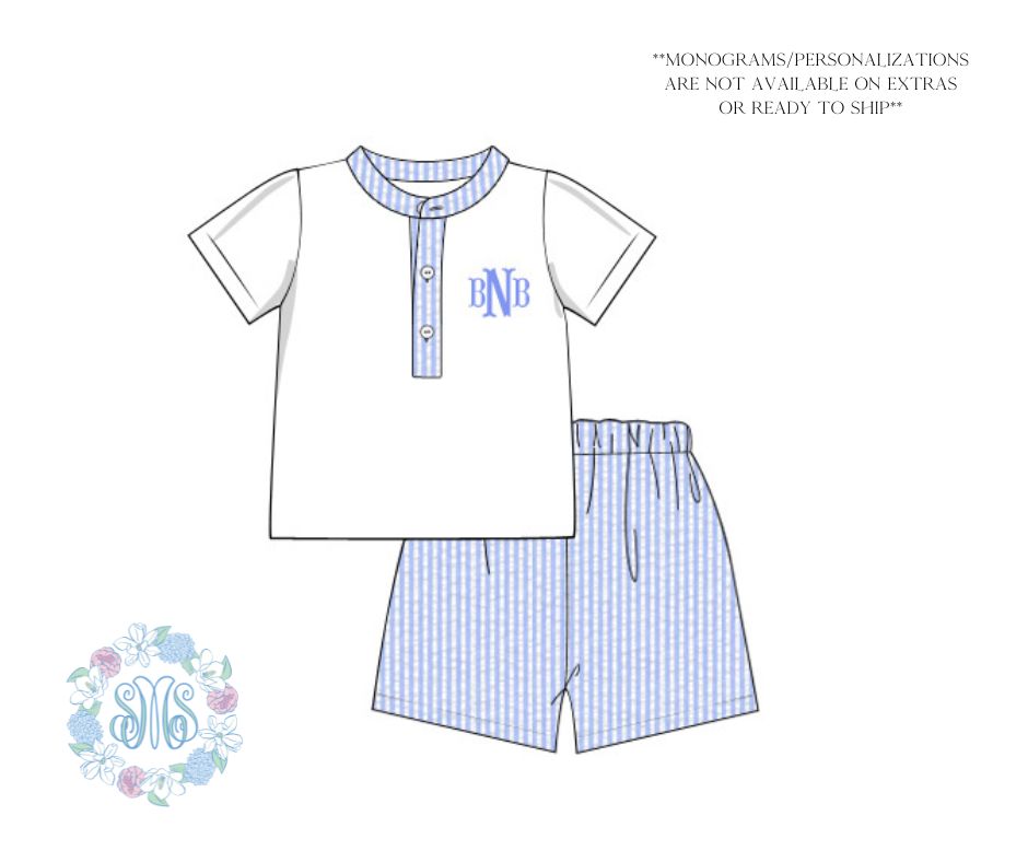 Beach Blues Set (no monogram)