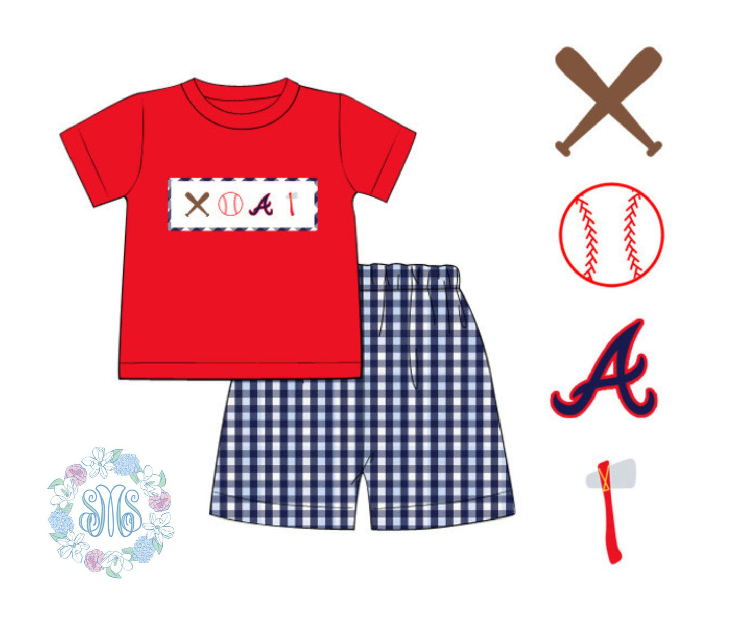 NL EAST CHAMPS Boys Short Set