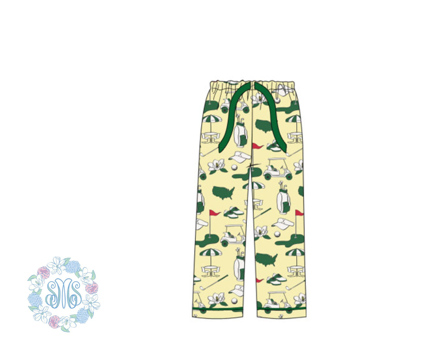 Tee Time In Augusta Adult Pajama Pants