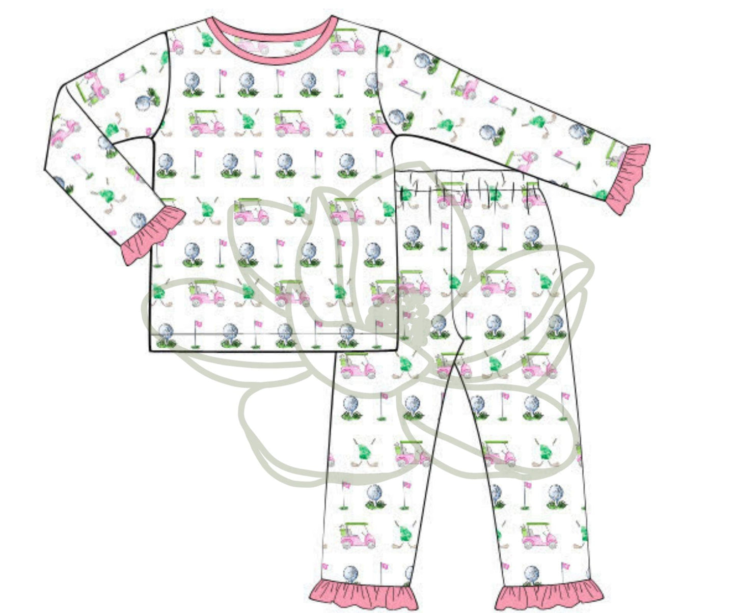 Girls Tee Time Jammies **LAST ONES**
