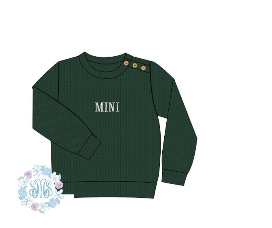 Sweater Weather Green Sweater (BELIEVE)
