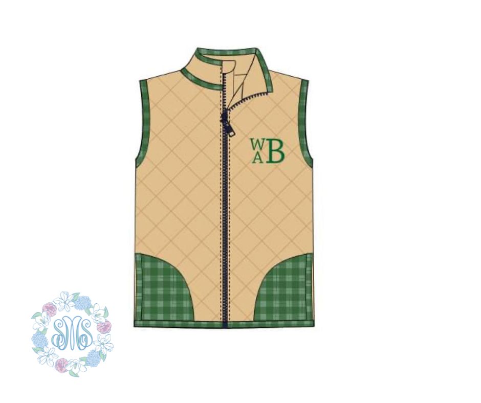 Berry Merry Boys Vest (no monogram)