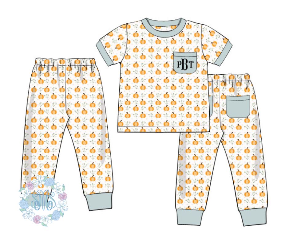 RTS: Boys Fall Two-Piece PJ's (no monogram)