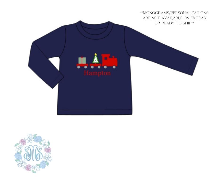 Christmas Train Shirt (no monogram)