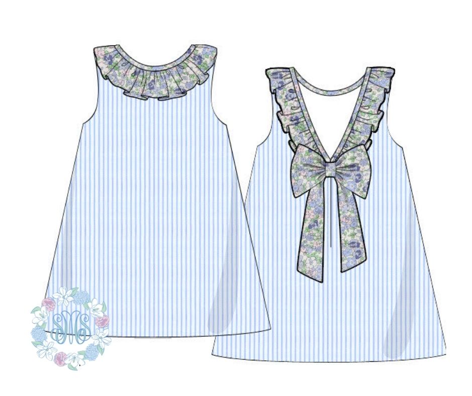 Fields of Blue Mini Dress