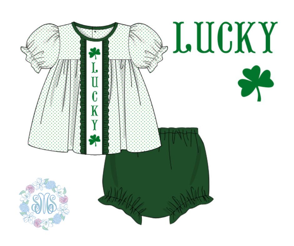 Lucky Me Girls Bloomer Set