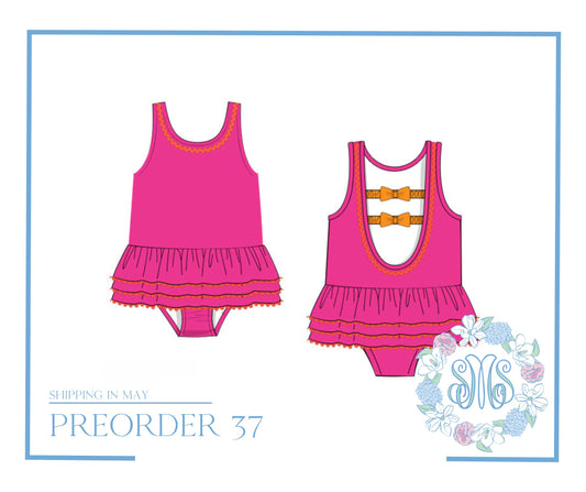 RTS: Sunrise Colorblock Girls Suit
