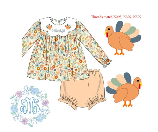 RTS: Thankful Turkeys Bloomer Set