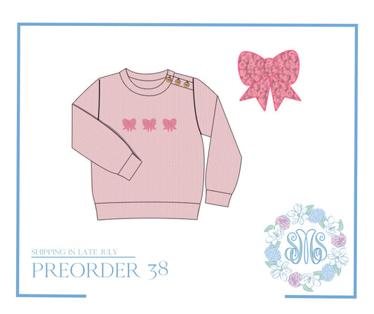 RTS: French Knot Bow Sweater