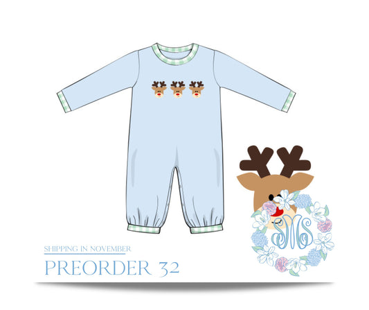 RTS: Reindeer Cheer Romper