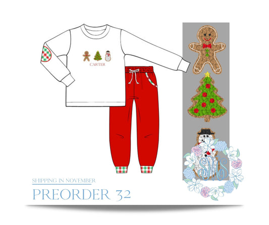 RTS: Christmas Cookie Jogger Set
