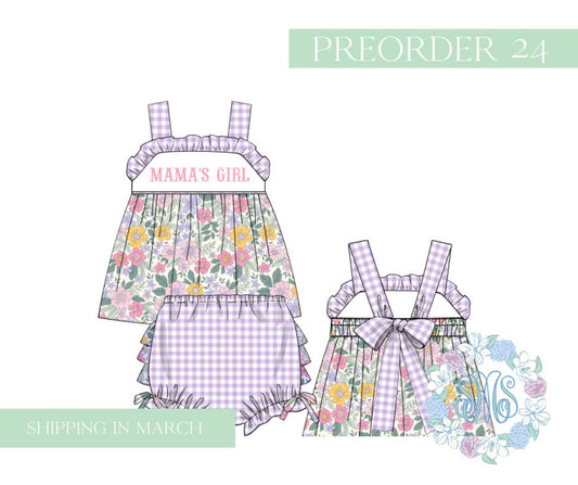 De-Stash: Mama's Girl Bloomer Set *PERSONALIZED*