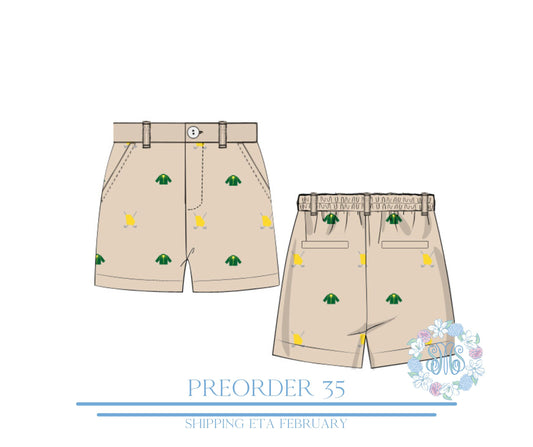 Pre Order 35: The Green Jacket Short