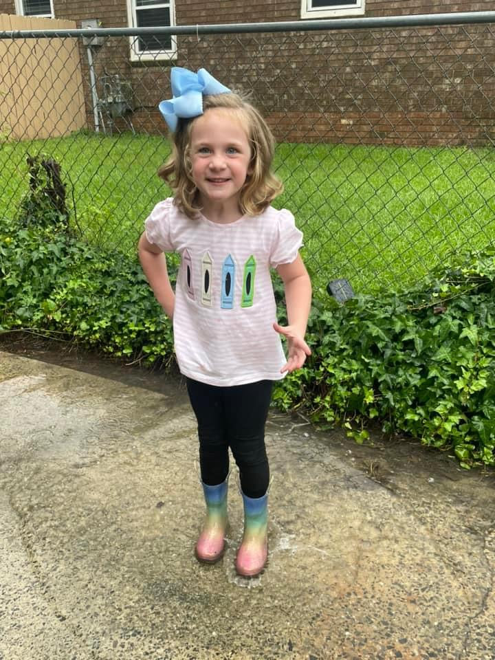 RTS: Color Me Happy Girls Shirt
