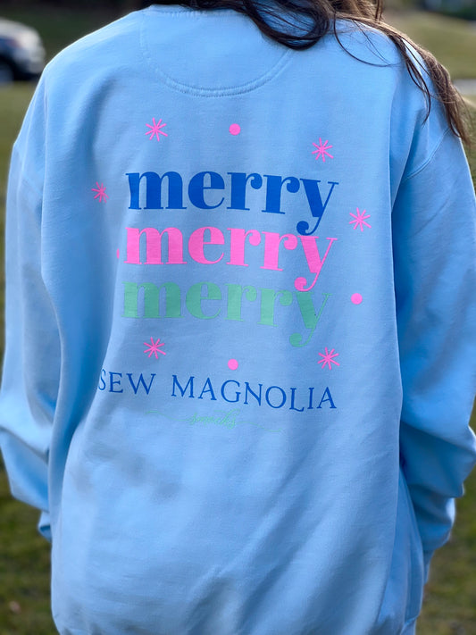 SMS Swag: Merry Merry Merry Sweatshirts