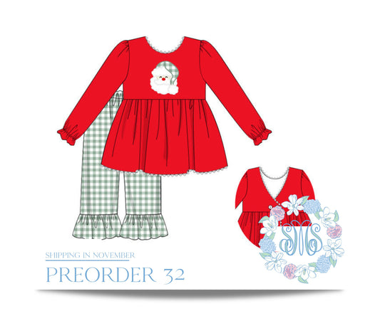 RTS: Santa Applique Set