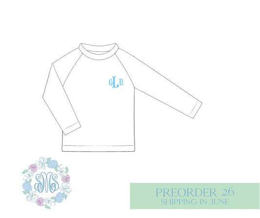 De-Stash: Sea Breeze Rashguard **PERSONALIZED**