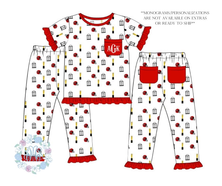 De-Stash: UGA National Championship Girls Pajamas **PERSONALIZED**
