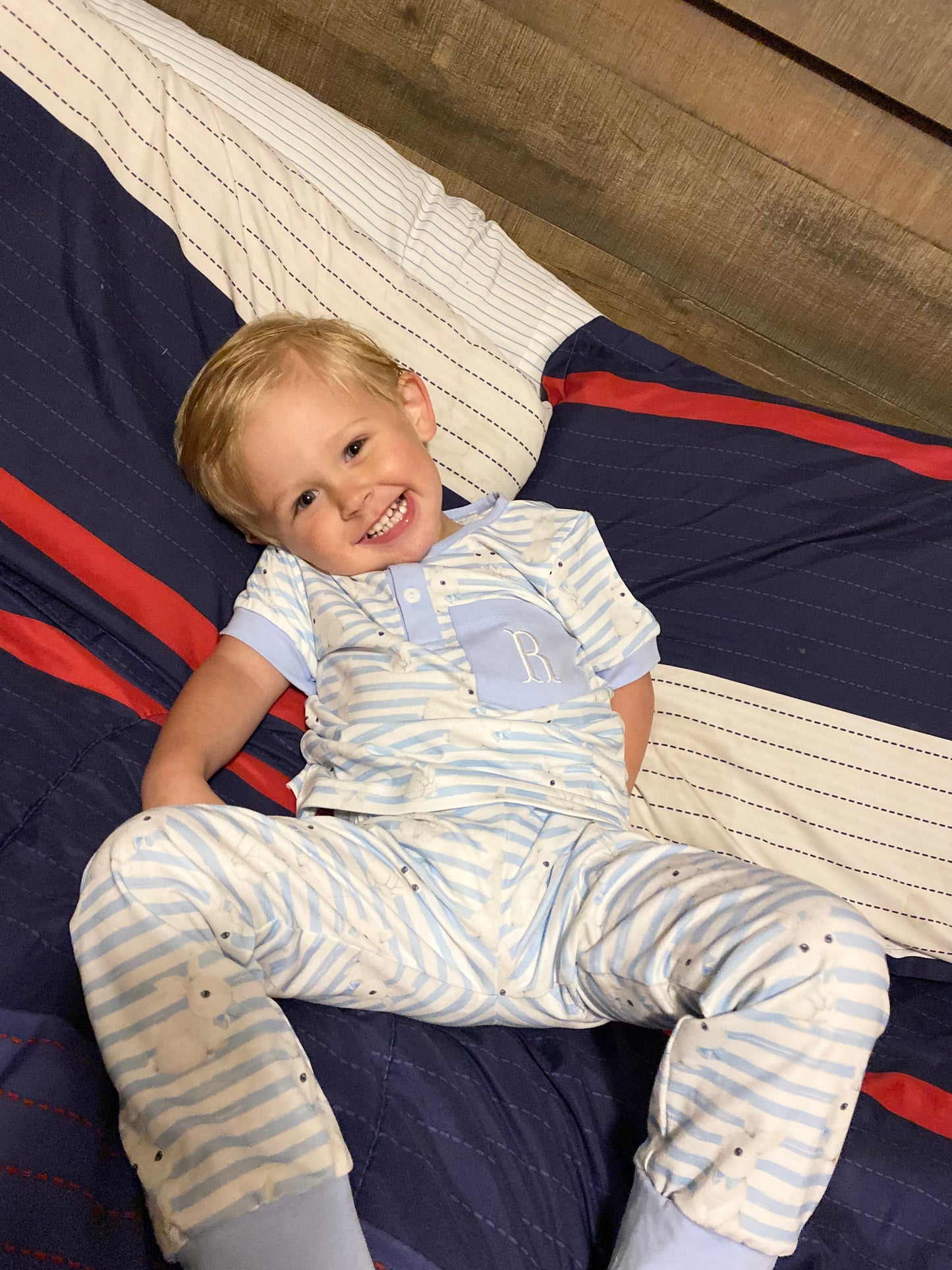 De-Stash: Boys Easter Bunny Pj's **PERSONALIZED**