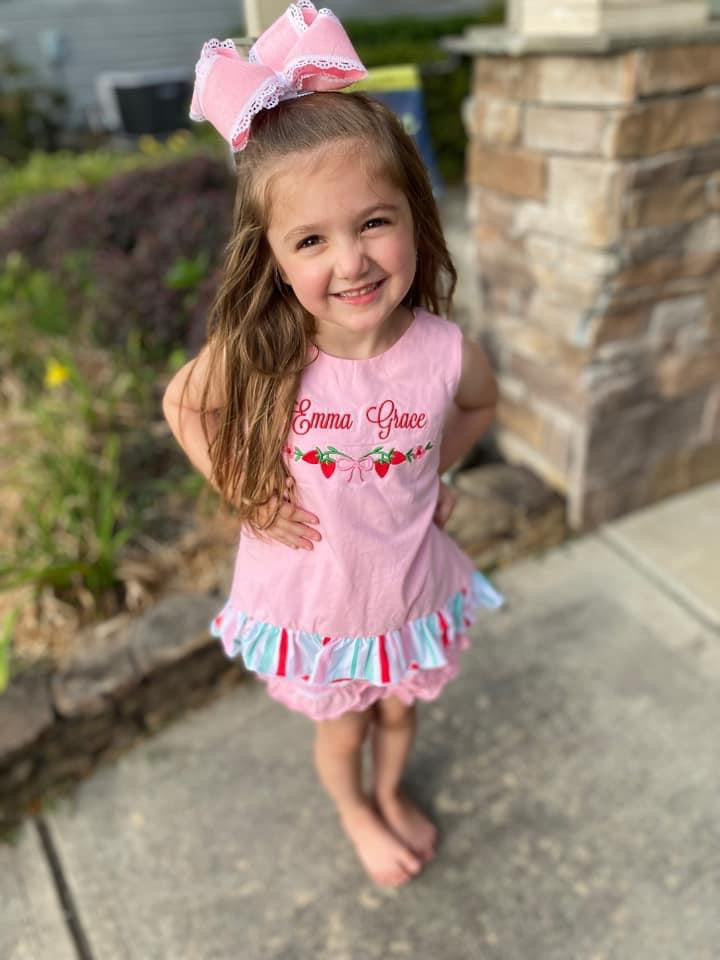 De-Stash: Sew Summery Sweet Bloomer Set **PERSONALIZED**