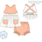 De-Stash: Sew Peachy Bloomer Set **PERSONALIZED**