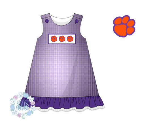 RTS: CLEMSON All In Girls Dress