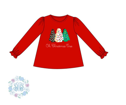 Christmas Cakes Girls Shirt