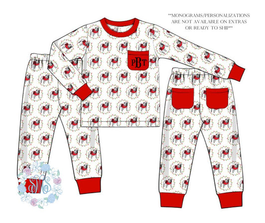 Christmas in Athens Boys Pajamas (no monograms)