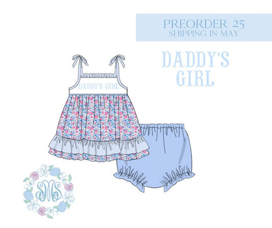 Daddy's Girl Bloomer Set
