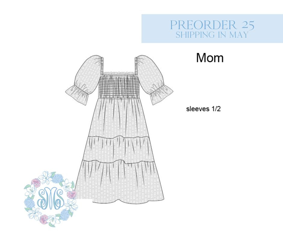 Linen Sand Mom Dress