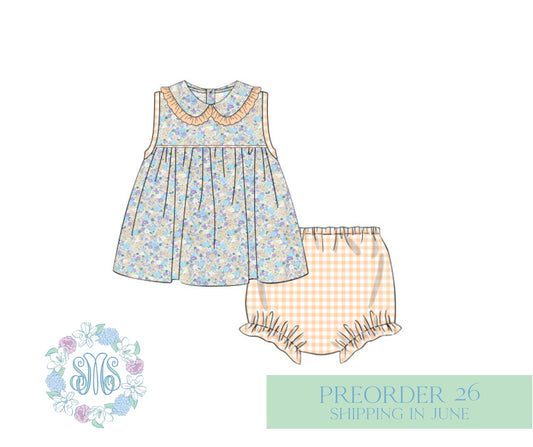 Tiny Flowers Bloomer Set