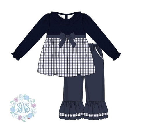 Cords of Navy Pants Set