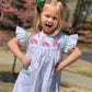 Embroidered Azalea Dress