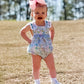 Floral and Stripe Girls Bubble
