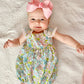 Floral and Stripe Girls Bubble