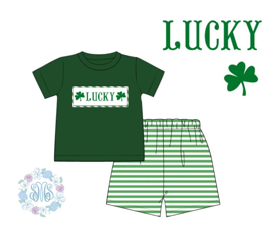 Lucky Me Boys Shorts Set