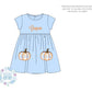 Plaid Pumpkins Girls Dress (no monogram)